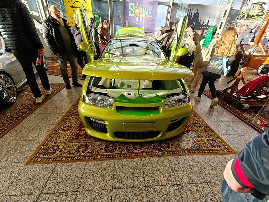 Peter Blei unterwegs auf der Automesse Erfurt