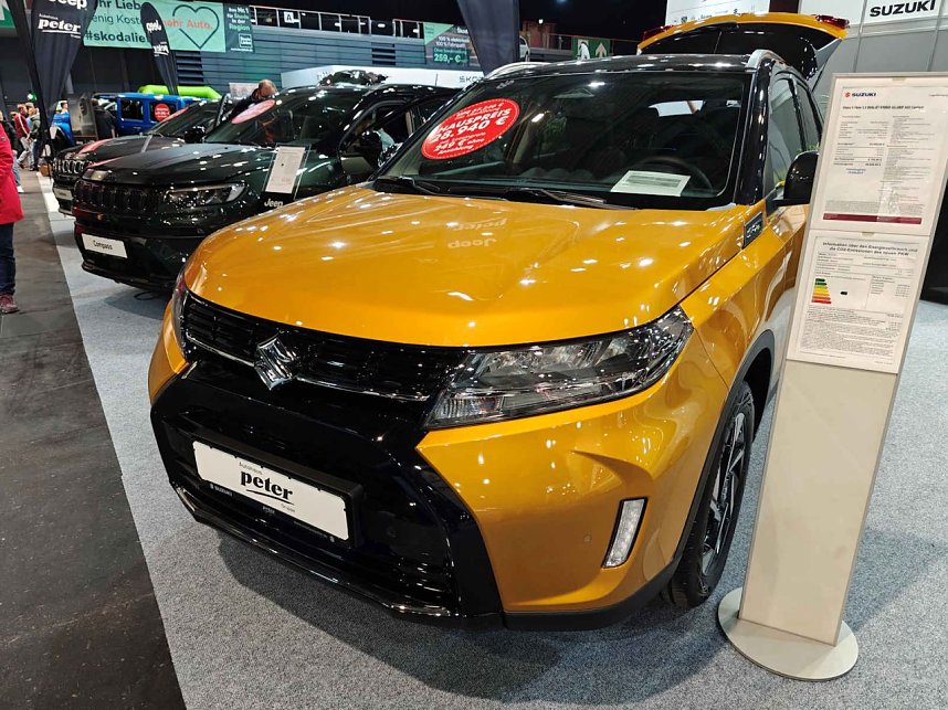 Peter Blei unterwegs auf der Automesse Erfurt