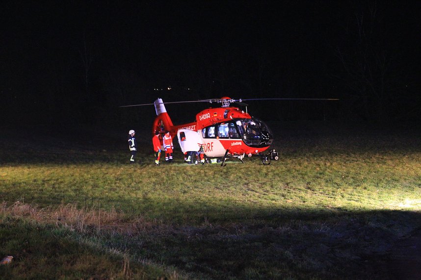 Schwerer Verkehrsunfall am Abend