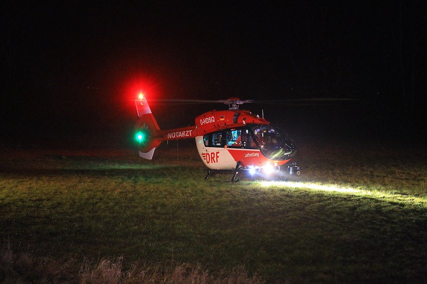 Schwerer Verkehrsunfall am Abend