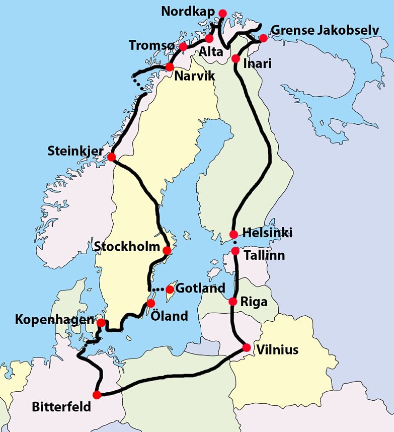 Weltenradler Thomas Meixner war in arktischen Gefilden unterwegs