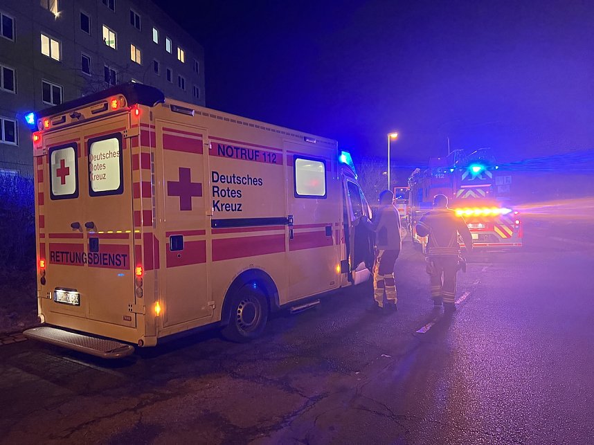 Fenstersturz gestern Abend in Nordhausen