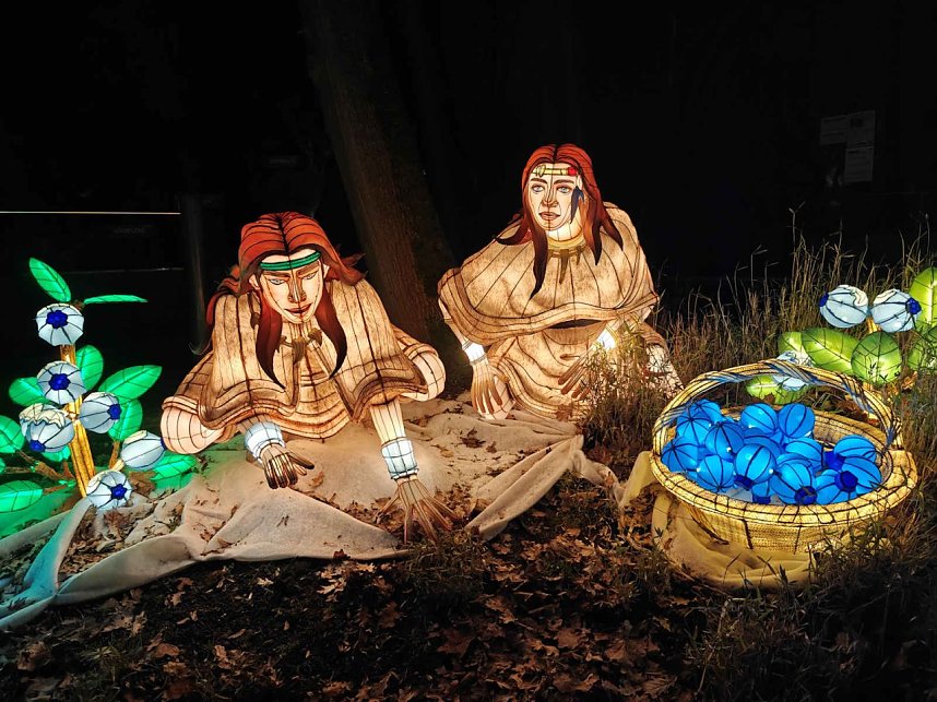 Magische Lichterwelten in Halle