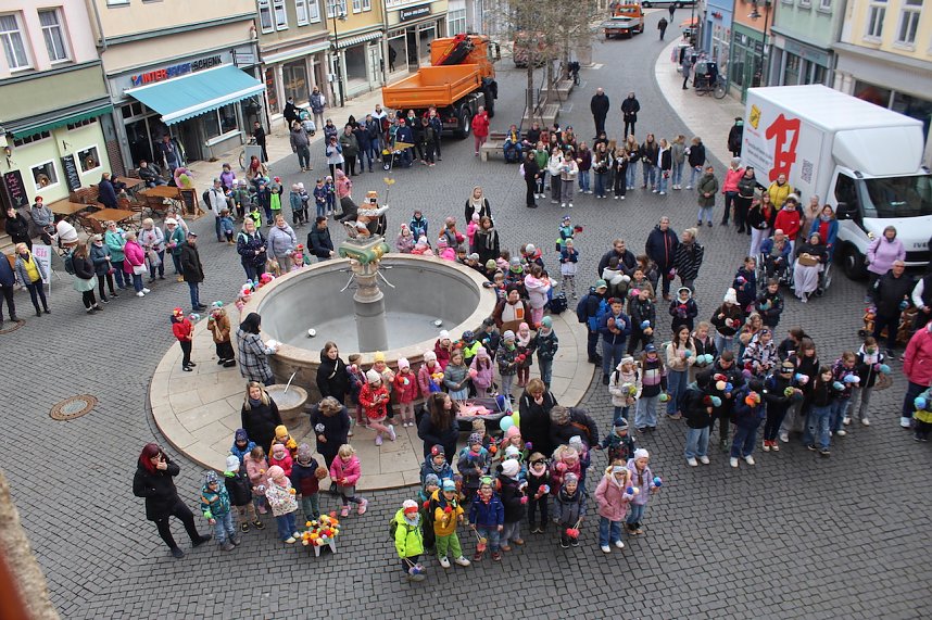 Verflixt & Zugebommelt Aktion in Bad Langensalza