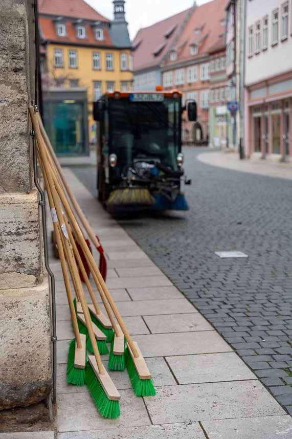 Fr&uuml;hjahrsputz und Stadt-Verbommeln in Bad Langensalza