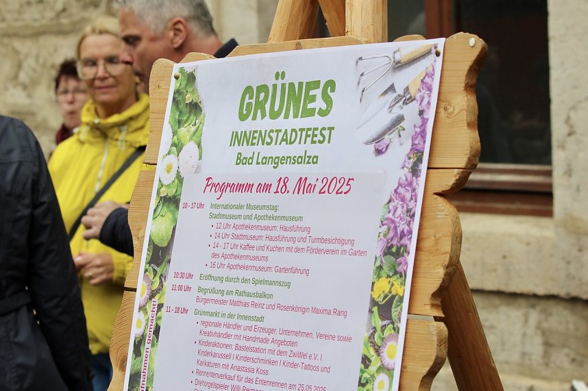 Das "Gr&uuml;ne Innenstadtfest" von Bad Langensalza 