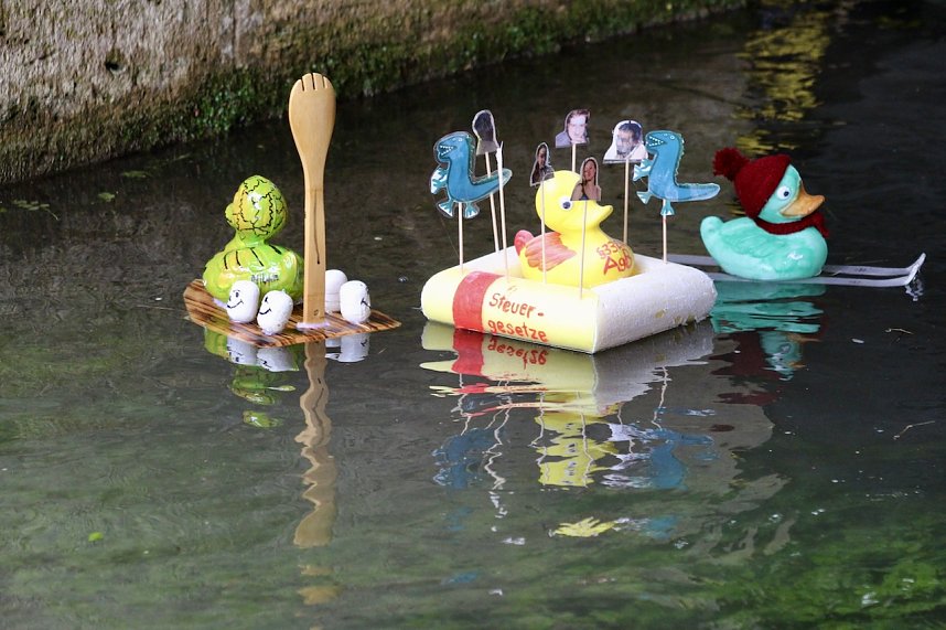 Entenrennen 2025 in Bad Langensalza 