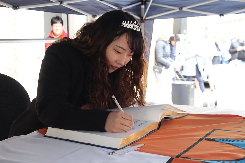 Empfang der Europacup-Siegerinnen in Bad Langensalza