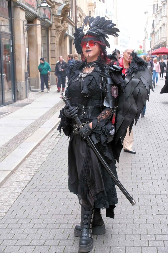 Peter Blei beim "WGT" in Leipzig