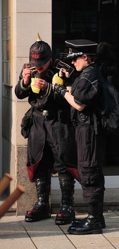 Peter Blei beim "WGT" in Leipzig