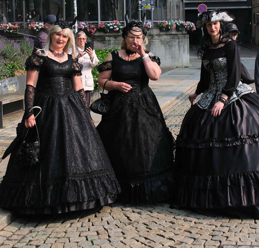 Peter Blei beim "WGT" in Leipzig