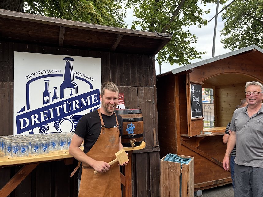 Erste Jubil&auml;umsfeier der Dreit&uuml;rme Brauerei in Bad Langensalza 