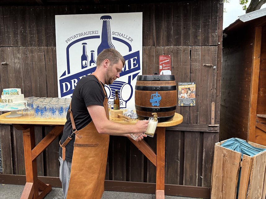 Erste Jubil&auml;umsfeier der Dreit&uuml;rme Brauerei in Bad Langensalza 