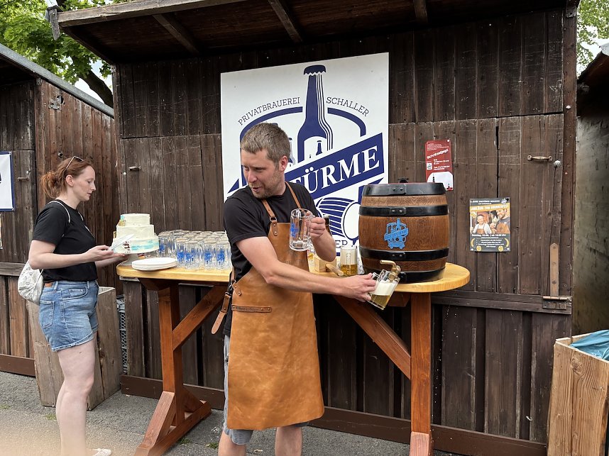 Erste Jubil&auml;umsfeier der Dreit&uuml;rme Brauerei in Bad Langensalza 