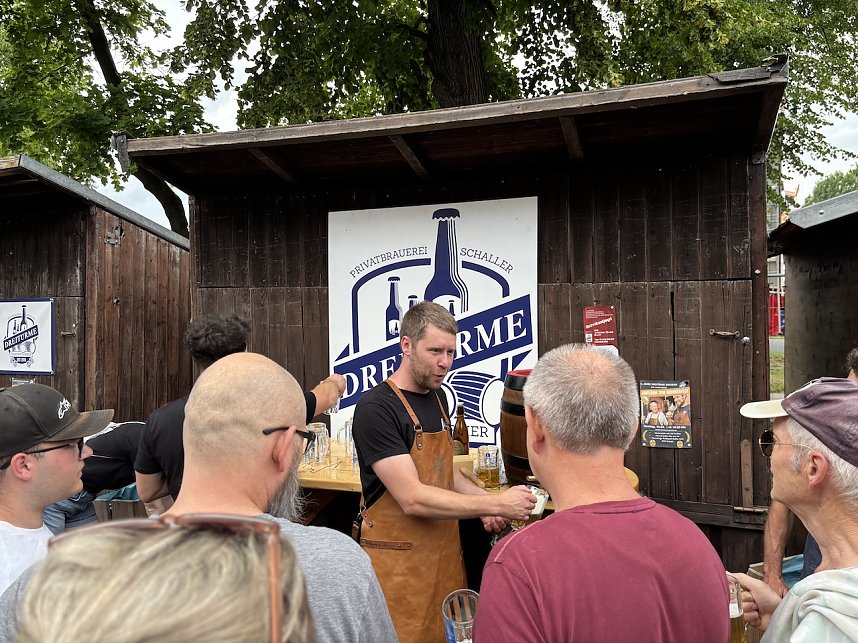 Erste Jubil&auml;umsfeier der Dreit&uuml;rme Brauerei in Bad Langensalza 
