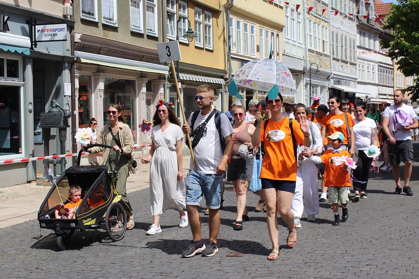 Brunnenfestumzug Bad Langensalza Teil 1
