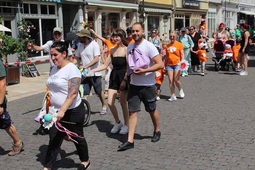 Brunnenfestumzug Bad Langensalza Teil 1