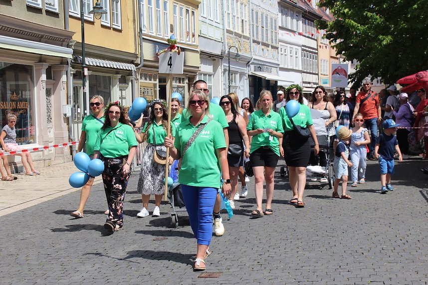 Brunnenfestumzug Bad Langensalza Teil 1