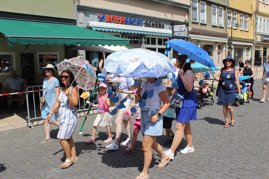 Brunnenfestumzug Bad Langensalza Teil 1