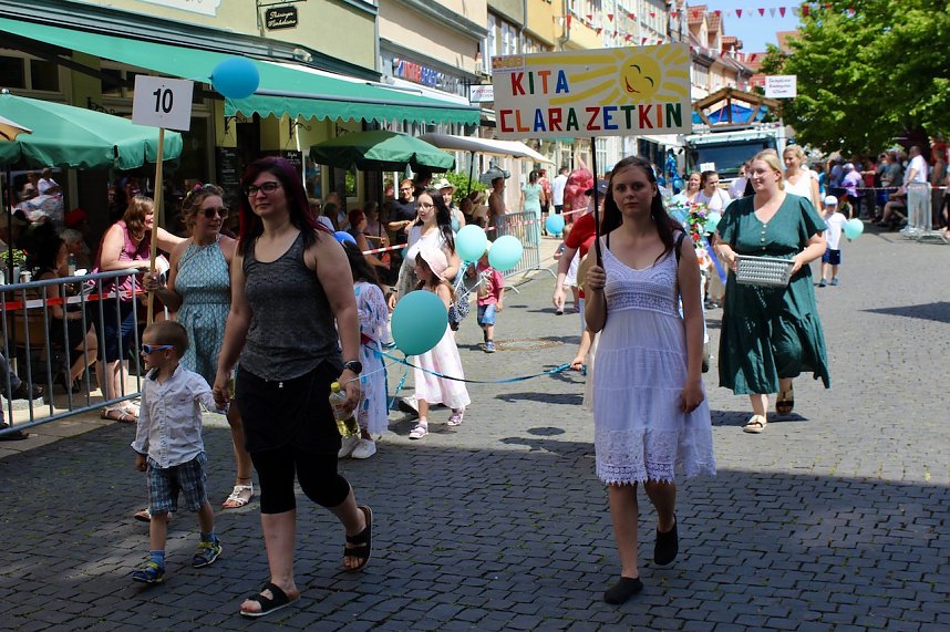 Brunnenfestumzug Bad Langensalza Teil 1