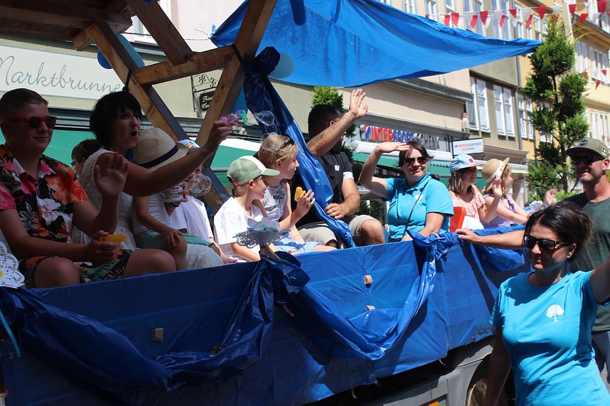 Brunnenfestumzug Bad Langensalza Teil 1