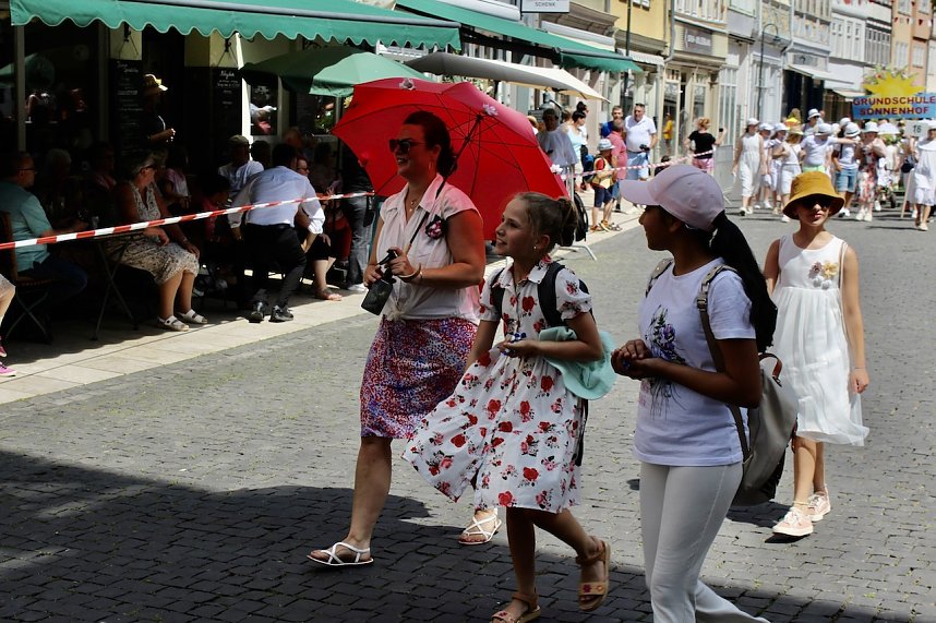 Brunnenfestumzug Bad Langensalza Teil 1