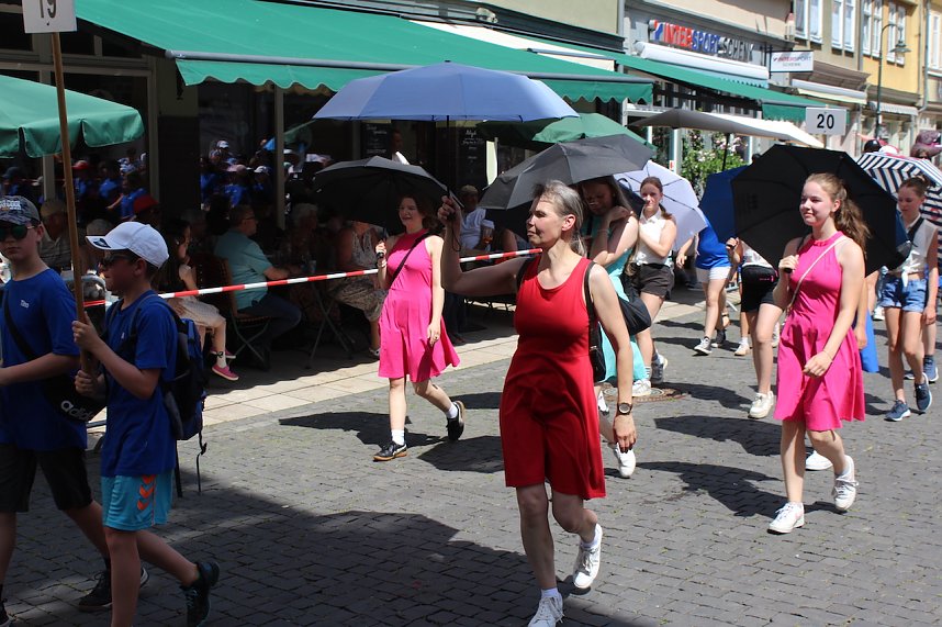 Brunnenfestumzug Bad Langensalza Teil 1