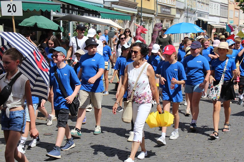 Brunnenfestumzug Bad Langensalza Teil 1