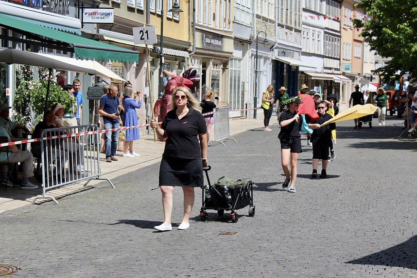 Brunnenfestumzug Bad Langensalza Teil 1