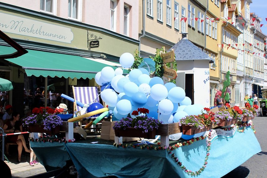 Brunnenfestumzug Bad Langensalza Teil 1