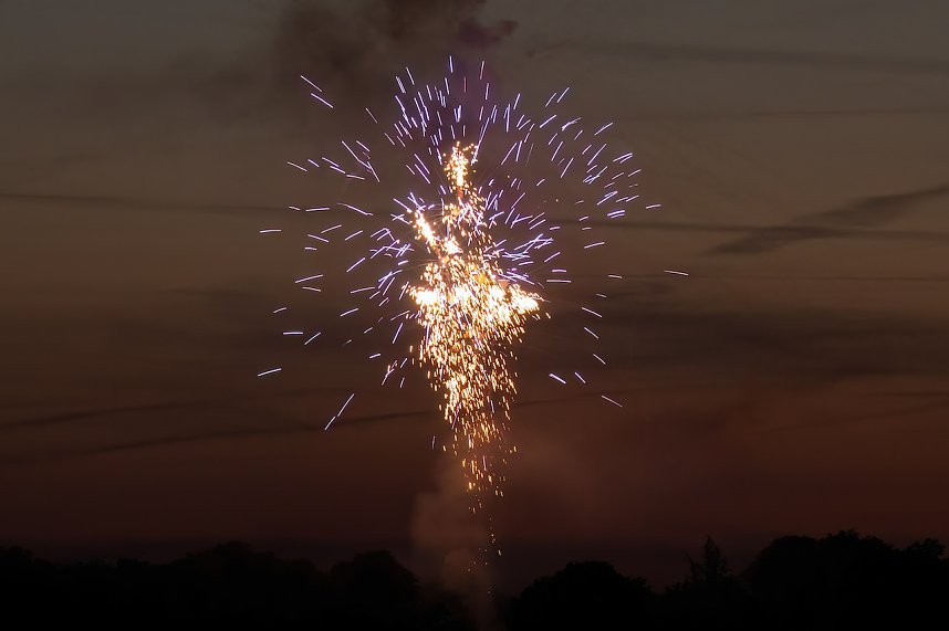 Gro&szlig;es Feuerwerk zum diesj&auml;hrigen Brunnenfest in Bad Langensalza