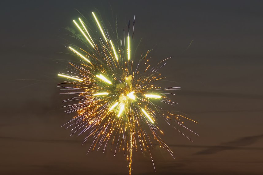 Gro&szlig;es Feuerwerk zum diesj&auml;hrigen Brunnenfest in Bad Langensalza