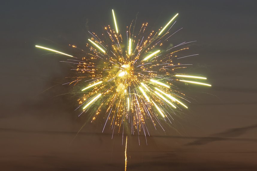 Gro&szlig;es Feuerwerk zum diesj&auml;hrigen Brunnenfest in Bad Langensalza