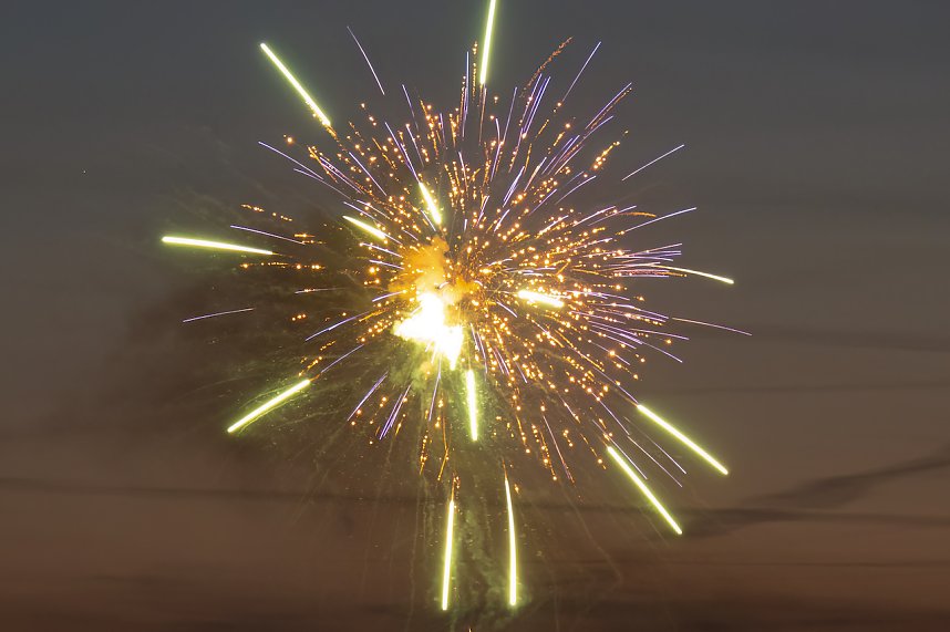 Gro&szlig;es Feuerwerk zum diesj&auml;hrigen Brunnenfest in Bad Langensalza