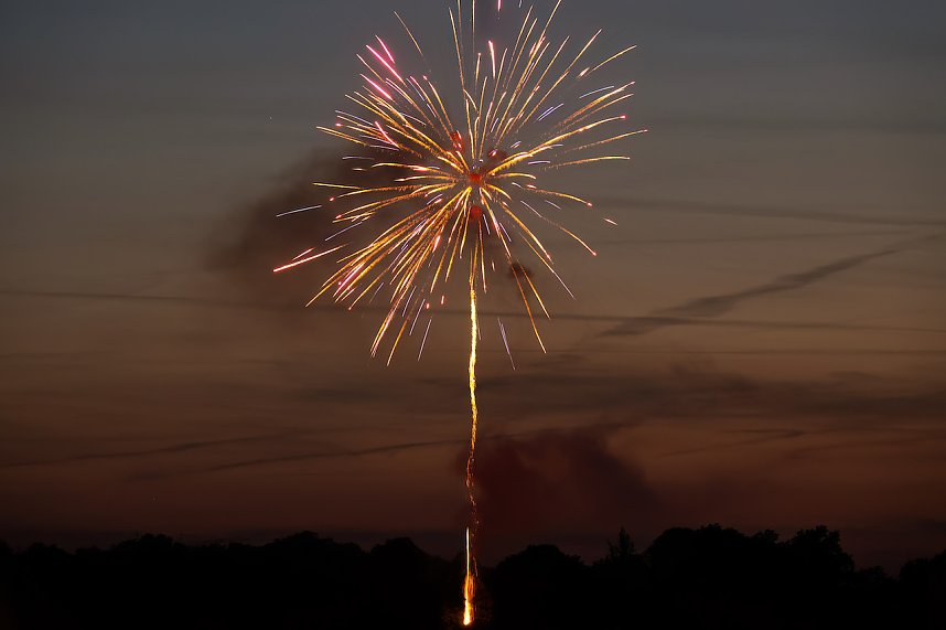 Gro&szlig;es Feuerwerk zum diesj&auml;hrigen Brunnenfest in Bad Langensalza