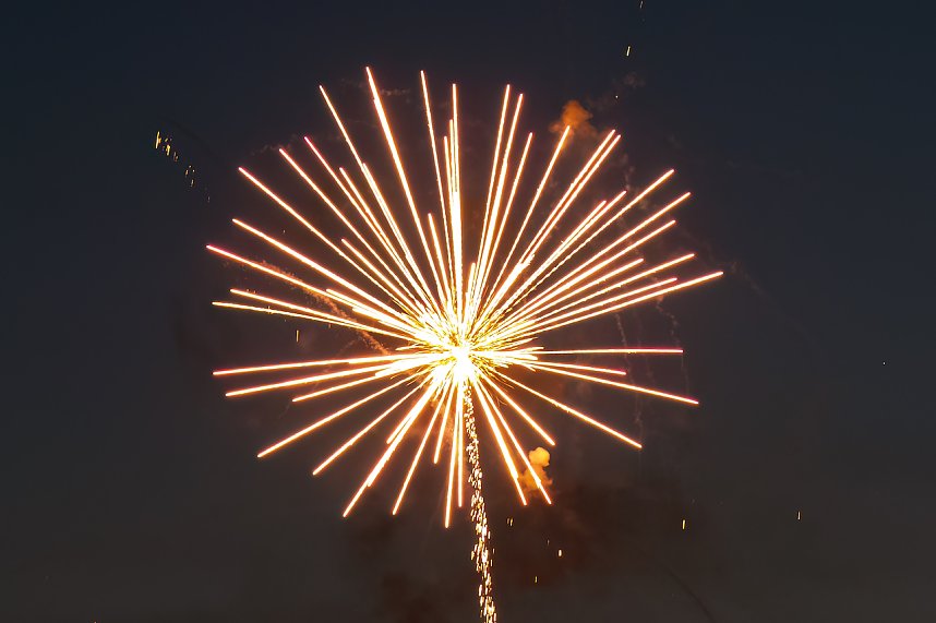 Gro&szlig;es Feuerwerk zum diesj&auml;hrigen Brunnenfest in Bad Langensalza