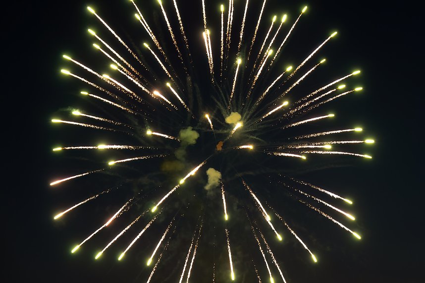 Gro&szlig;es Feuerwerk zum diesj&auml;hrigen Brunnenfest in Bad Langensalza
