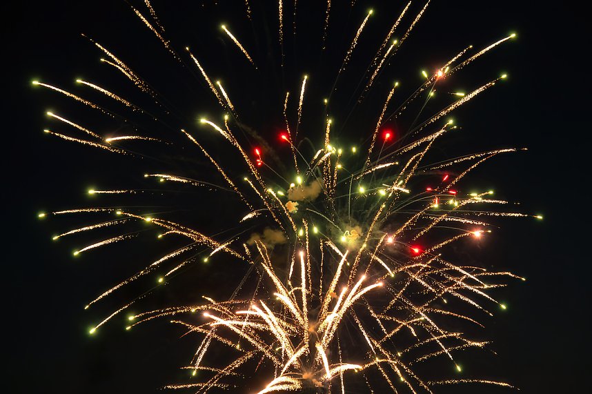 Gro&szlig;es Feuerwerk zum diesj&auml;hrigen Brunnenfest in Bad Langensalza