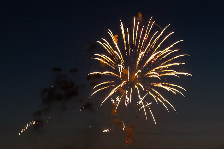 Gro&szlig;es Feuerwerk zum diesj&auml;hrigen Brunnenfest in Bad Langensalza