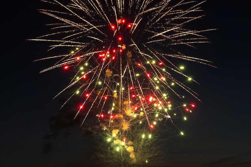 Gro&szlig;es Feuerwerk zum diesj&auml;hrigen Brunnenfest in Bad Langensalza