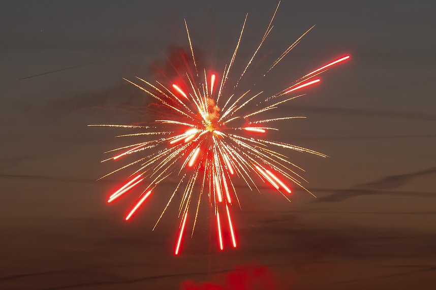 Gro&szlig;es Feuerwerk zum diesj&auml;hrigen Brunnenfest in Bad Langensalza
