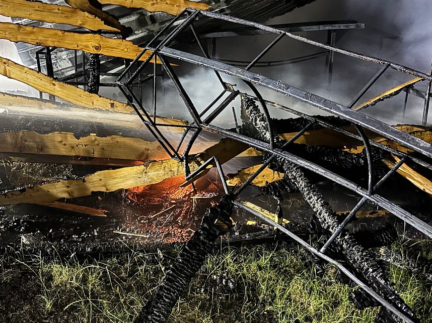 Laubenbrand in Allmenhausen