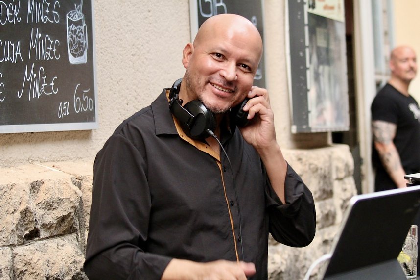 Karibikflair an Kirche und Gartenbeeten in Bad Langensalza