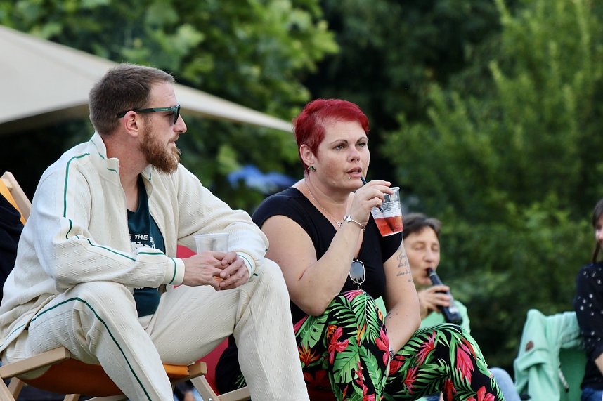 Tolle Stimmung im Rosengarten Bad Langensalza mit Reggae-Kl&auml;ngen
