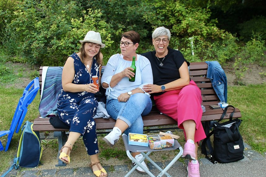 Tolle Stimmung im Rosengarten Bad Langensalza mit Reggae-Kl&auml;ngen