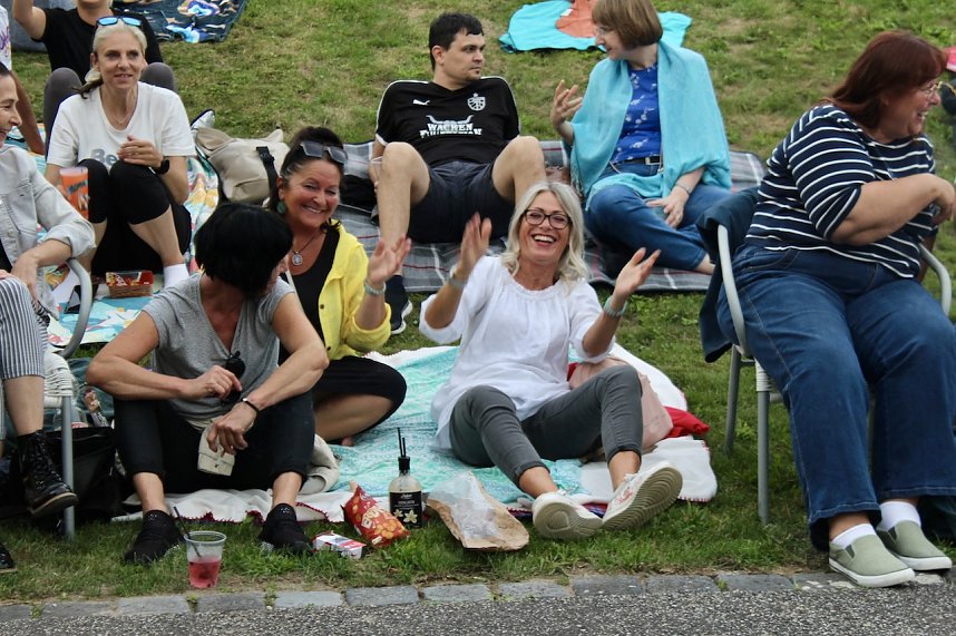 Tolle Stimmung im Rosengarten Bad Langensalza mit Reggae-Kl&auml;ngen