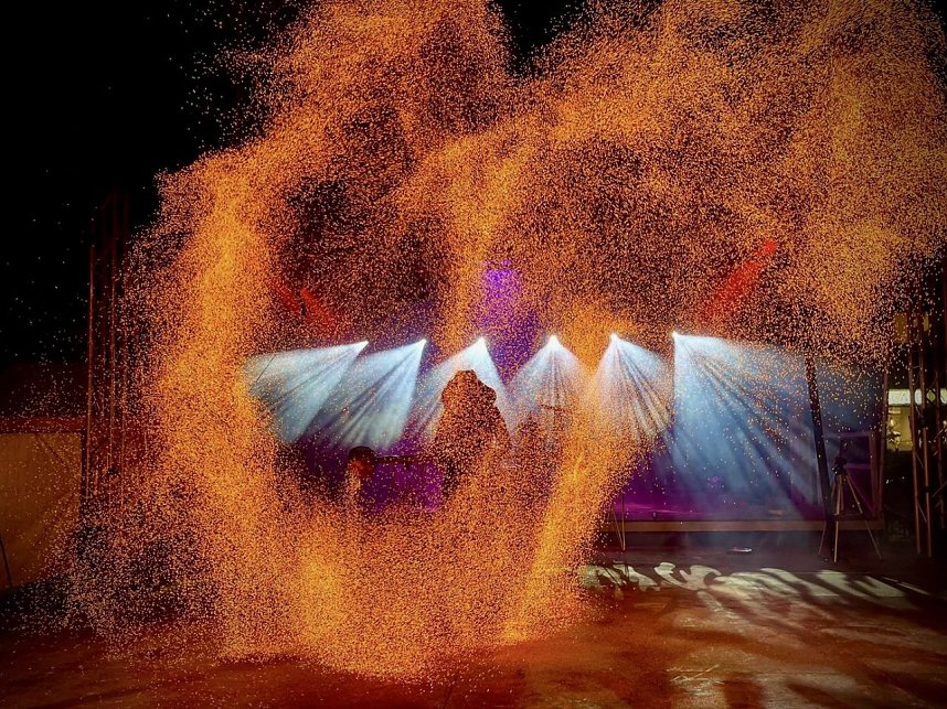 Die Eventpuppets im Einsatz