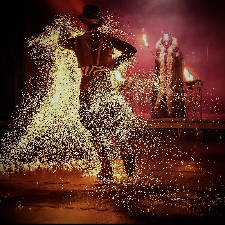 Die Eventpuppets im Einsatz