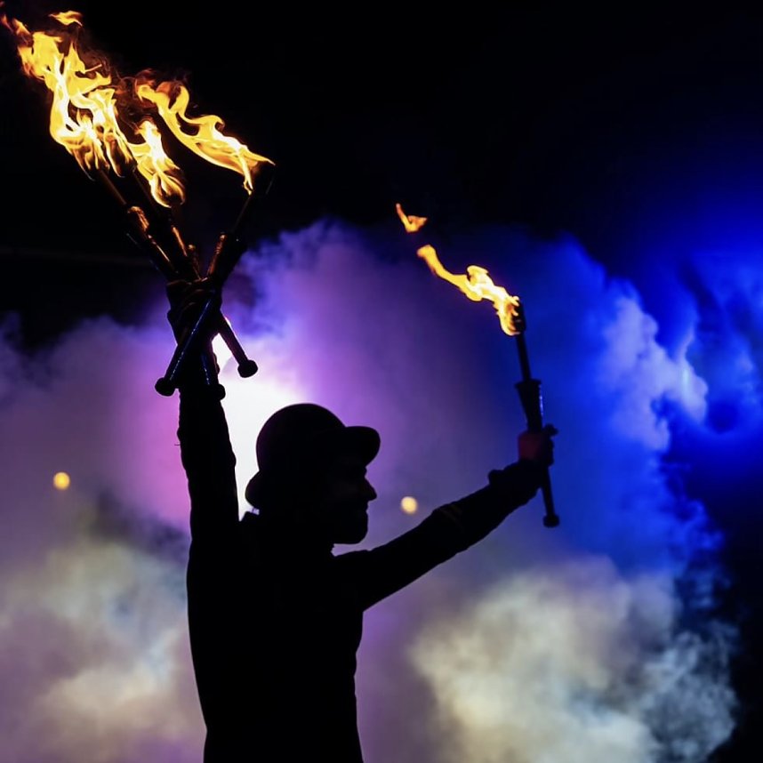 Die Eventpuppets im Einsatz