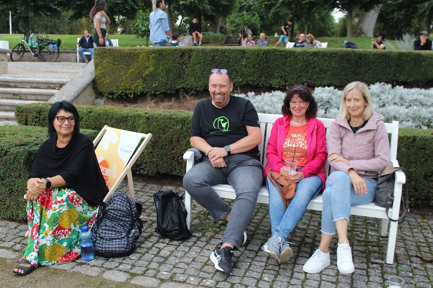 Vierter BaLaTon-Abend des Jahres vor dem Friederikenschl&ouml;sschen in Bad Langensalza